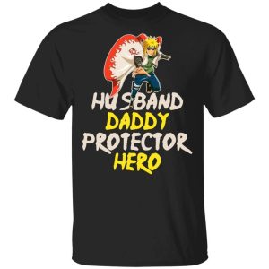 Minato Husband Daddy Protector T Shirt Naruto Anime Tee All Day Tee 3