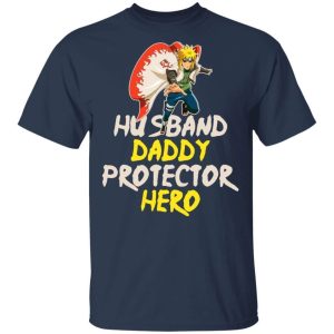 Minato Husband Daddy Protector T Shirt Naruto Anime Tee All Day Tee 4