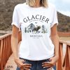 Montana Grizzly T Shirt Glacier National Park Shirt