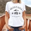 Montana Grizzly T Shirt MT State Moutain Bear Shirt