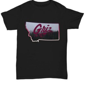 Montana Grizzly T Shirt Montana Home Of The Griz T Shirt