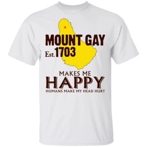 Mount Gay Makes Me Happy T-shirt Rum Tee All Day Tee 2 Mount Gay Makes Me Happy T shirt Rum Tee All Day Tee 3