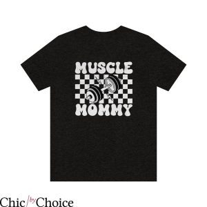 Muscle Mommy T Shirt Retro Muscle Mommy Gym Tee Shirt