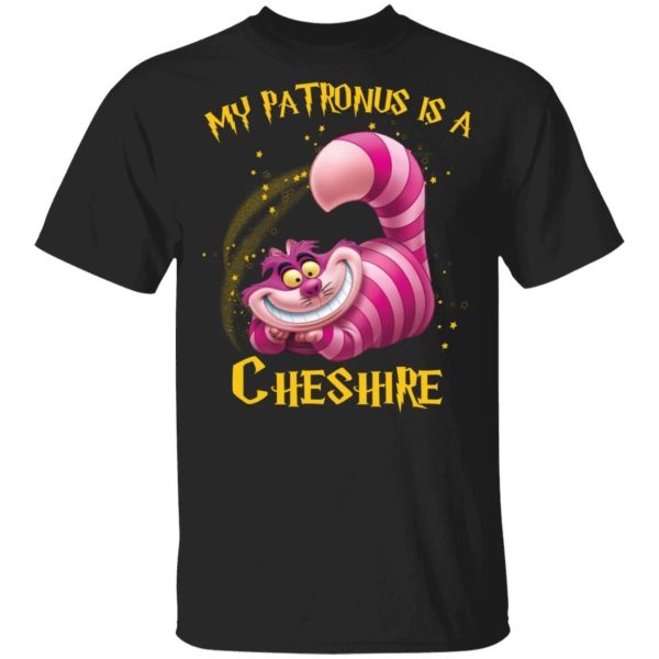 My Patronus Is A Cheshire T-shirt Harry Potter Style Tee  All Day Tee