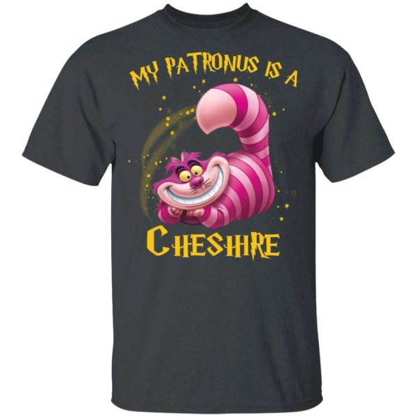 My Patronus Is A Cheshire T-shirt Harry Potter Style Tee  All Day Tee