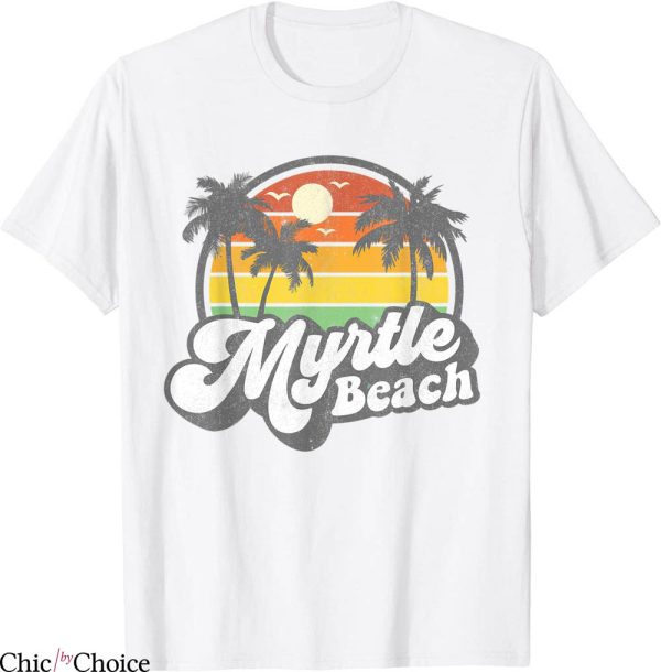 Myrtle Beach T-Shirt South Carolina Retro 70s Vintage