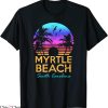 Myrtle Beach T-Shirt South Carolina Retro Sunset Summer Trip