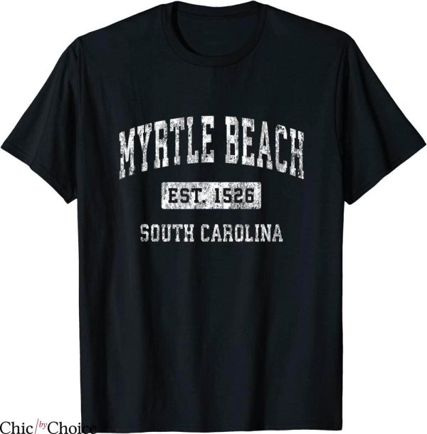 Myrtle Beach T-Shirt South Carolina SC Vintage Established