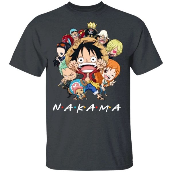 Nakama One Piece T-shirt FRIENDS Style Anime Tee  All Day Tee