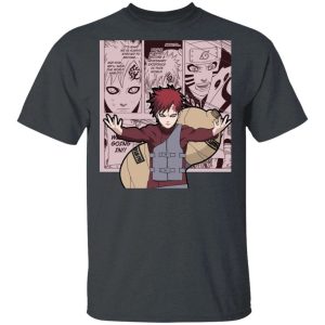 Naruto Gaara Shirt Anime Character Mix Manga Style Tee All Day Tee 4