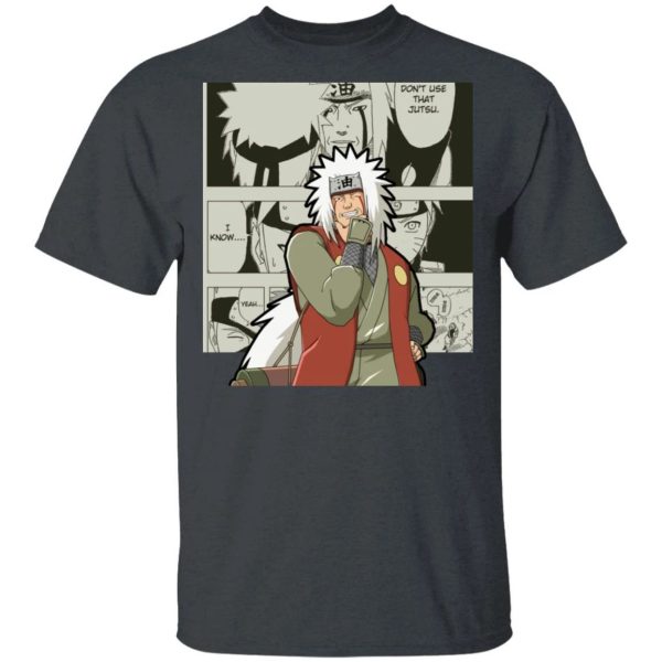 Naruto Jiraiya Shirt Anime Character Mix Manga Style Tee  All Day Tee