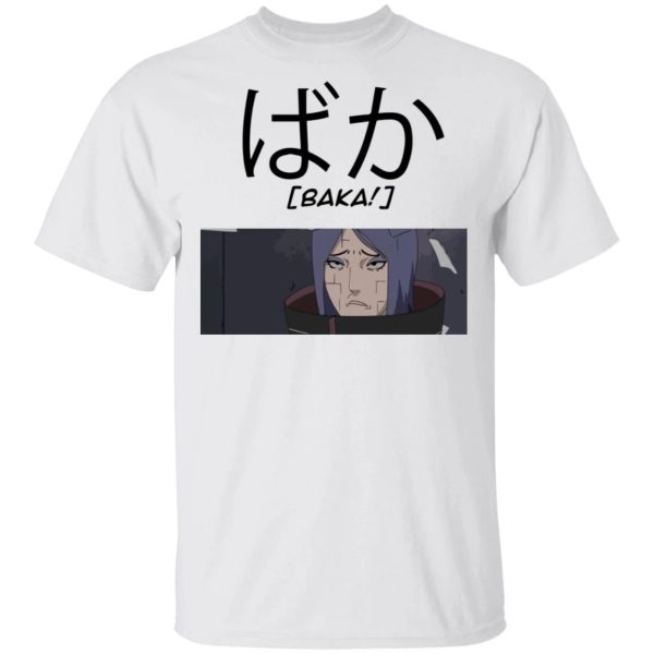 Naruto Konan Baka Shirt Funny Character Tee  All Day Tee