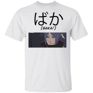 Naruto Konan Baka Shirt Funny Character Tee All Day Tee 3