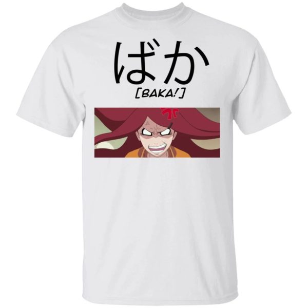 Naruto Kushina Baka Shirt Funny Character Tee  All Day Tee