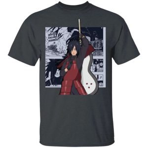Naruto Madara Uchiha Shirt Anime Character Mix Manga Style Tee All Day Tee 4