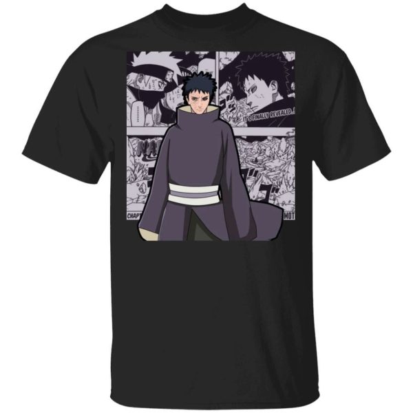 Naruto Obito Uchiha Shirt Anime Character Mix Manga Style Tee  All Day Tee