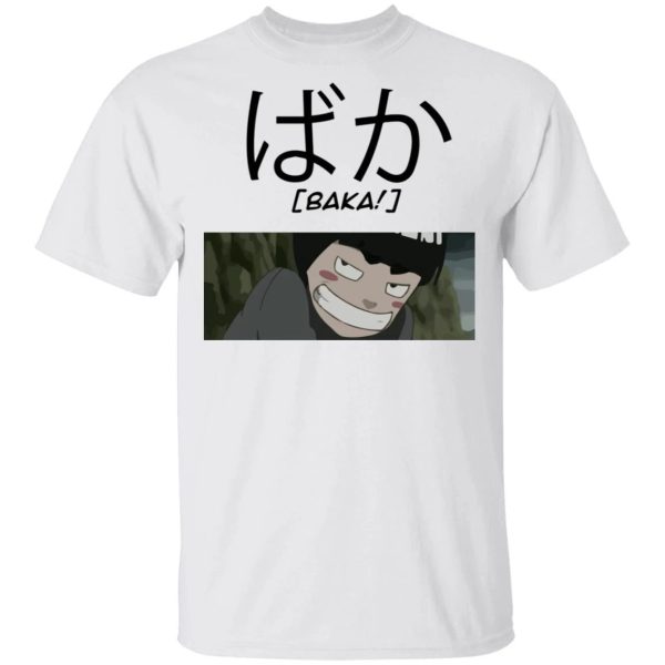 Naruto Rock Lee Baka Shirt Funny Character Tee  All Day Tee