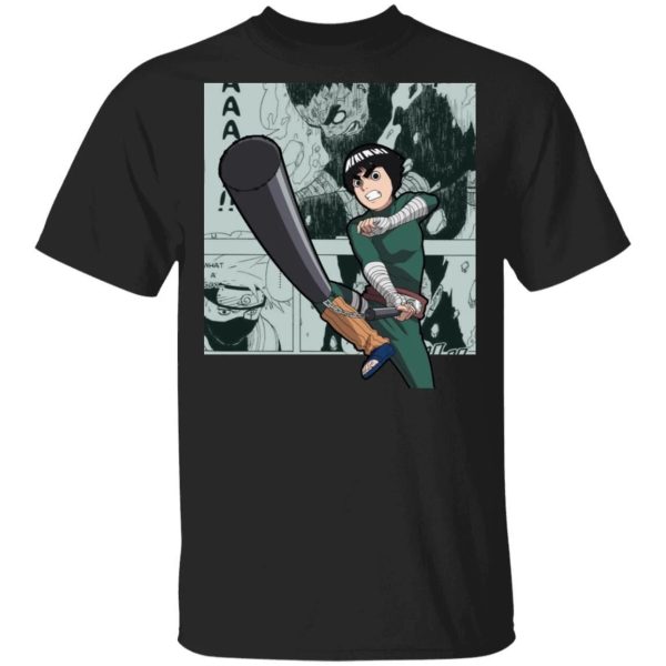 Naruto Rock Lee Shirt Anime Character Mix Manga Style Tee  All Day Tee