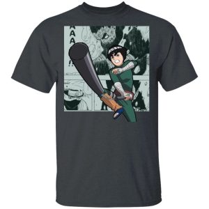 Naruto Rock Lee Shirt Anime Character Mix Manga Style Tee All Day Tee 4