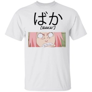 Naruto Sakura Haruno Baka Shirt Funny Character Tee  All Day Tee