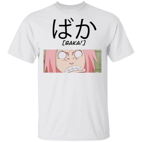 Naruto Sakura Haruno Baka Shirt Funny Character Tee  All Day Tee