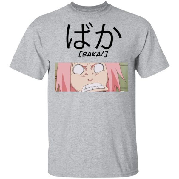 Naruto Sakura Haruno Baka Shirt Funny Character Tee  All Day Tee