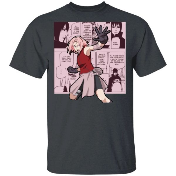 Naruto Sakura Haruno Shirt Anime Character Mix Manga Style Tee  All Day Tee