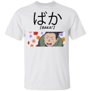 Naruto Shikamaru Nara Baka Shirt Funny Character Tee All Day Tee 2 Naruto Shikamaru Nara Baka Shirt Funny Character Tee All Day Tee 3