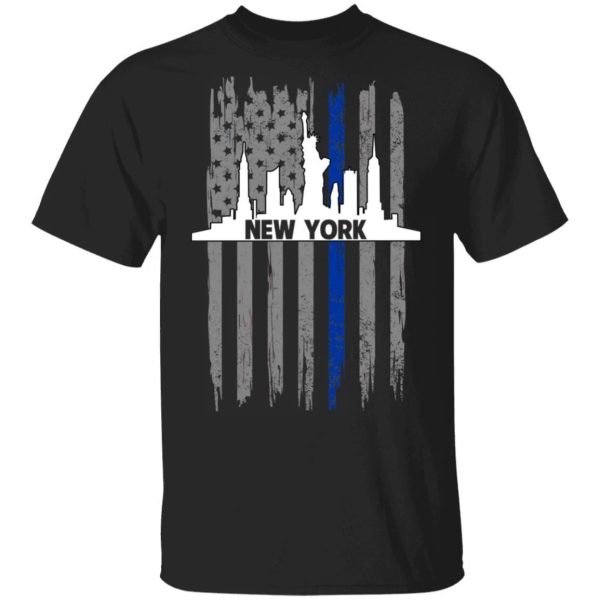 New York USA Flag 4th Of July T-shirt Patriot Tee  All Day Tee