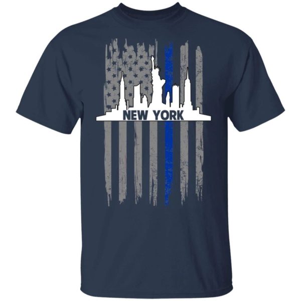 New York USA Flag 4th Of July T-shirt Patriot Tee  All Day Tee