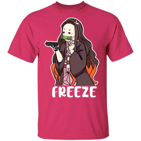Nezuko Freeze T Shirt Demon Slayer Anime Tee  All Day Tee