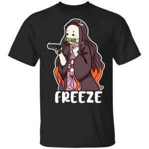 Nezuko Freeze T Shirt Demon Slayer Anime Tee All Day Tee 3