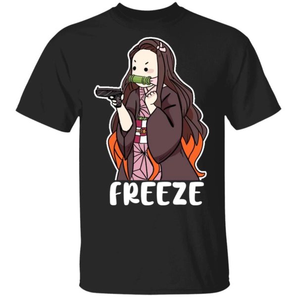 Nezuko Freeze T Shirt Demon Slayer Anime Tee  All Day Tee