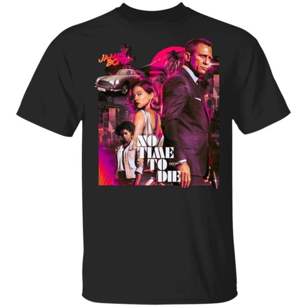 No Time To Die 007 T-shirt James Bond Tee  All Day Tee