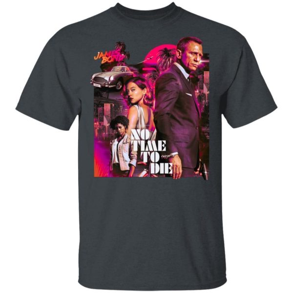 No Time To Die 007 T-shirt James Bond Tee  All Day Tee