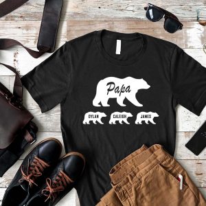 Papa Bear T Shirt Father’s Day Gift Unisex Tee Shirt