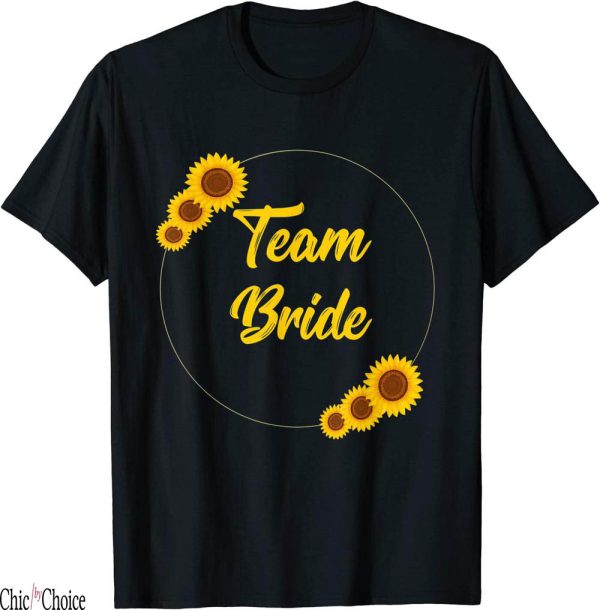 Personalised Hen Party T-Shirt Party Sunflower Floral Gift