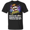 Pringles Makes Me Happy Humans Make My Head Hurt T-shirt  All Day Tee