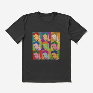Rocco Siffredi T-Shirt Colorful Itaian Pornstar Legend Tee