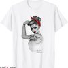 Rosie The Riveter T-Shirt Girl Power Pin Up Art By Anne Cha
