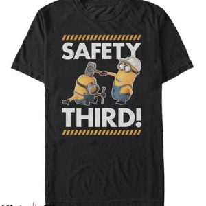 Safety 3rd T Shirt Despicable Me Minions Safety Third