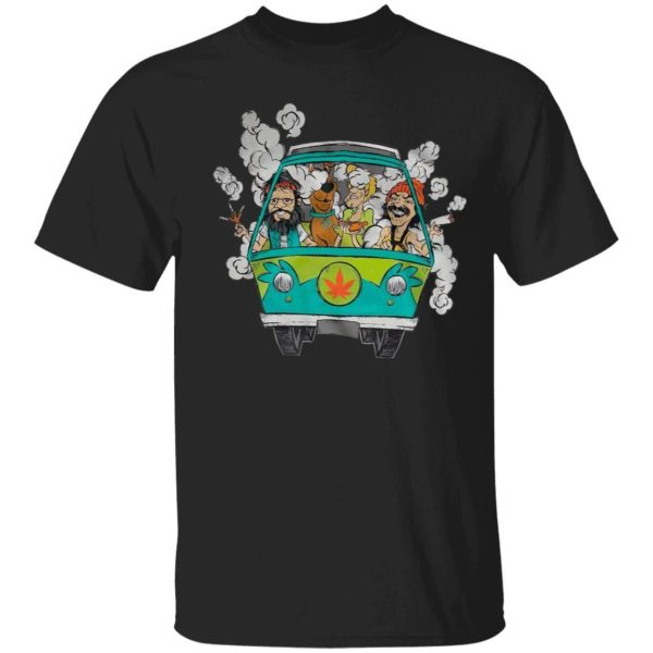 Scooby Doo And Shaggy Cheech And Chong T-shirt  All Day Tee