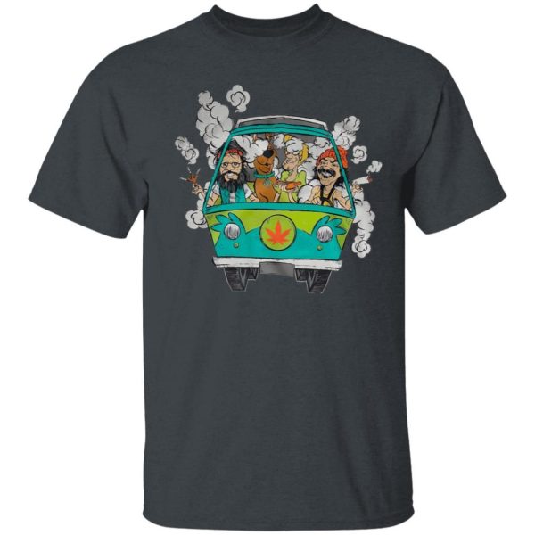 Scooby Doo And Shaggy Cheech And Chong T-shirt  All Day Tee