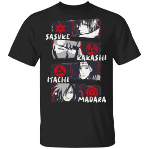 Sharingan Eyes Sasuke Kakashi Itachi Madara T Shirt Naruto Anime Tee All Day Tee 2 Sharingan Eyes Sasuke Kakashi Itachi Madara T Shirt Naruto Anime Tee All Day Tee 3