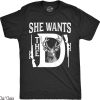 She Loves The D T-Shirt Funny Deer Hunting Hunter Sarcastic