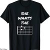 She Loves The D T-Shirt Guitar Musician