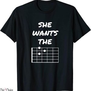 She Loves The D T-Shirt Guitar Musician