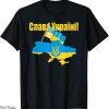 Slava Ukraini T-Shirt Flag And Colors Glory To Ukraine