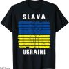 Slava Ukraini T-Shirt Support Ukraine Vintage Ukrainian Flag