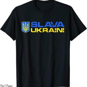 Slava Ukraini T-Shirt Vintage Stand With Ukrainian Support